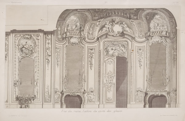 Vue du même sallon du costé des glaces 1875 1890