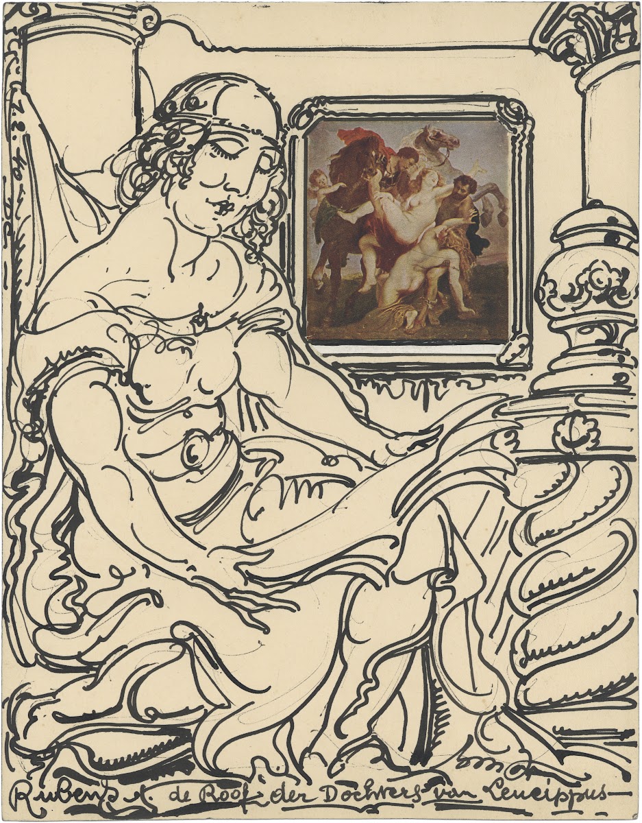 De roof der dochters van Leucippus  Rubens 1940