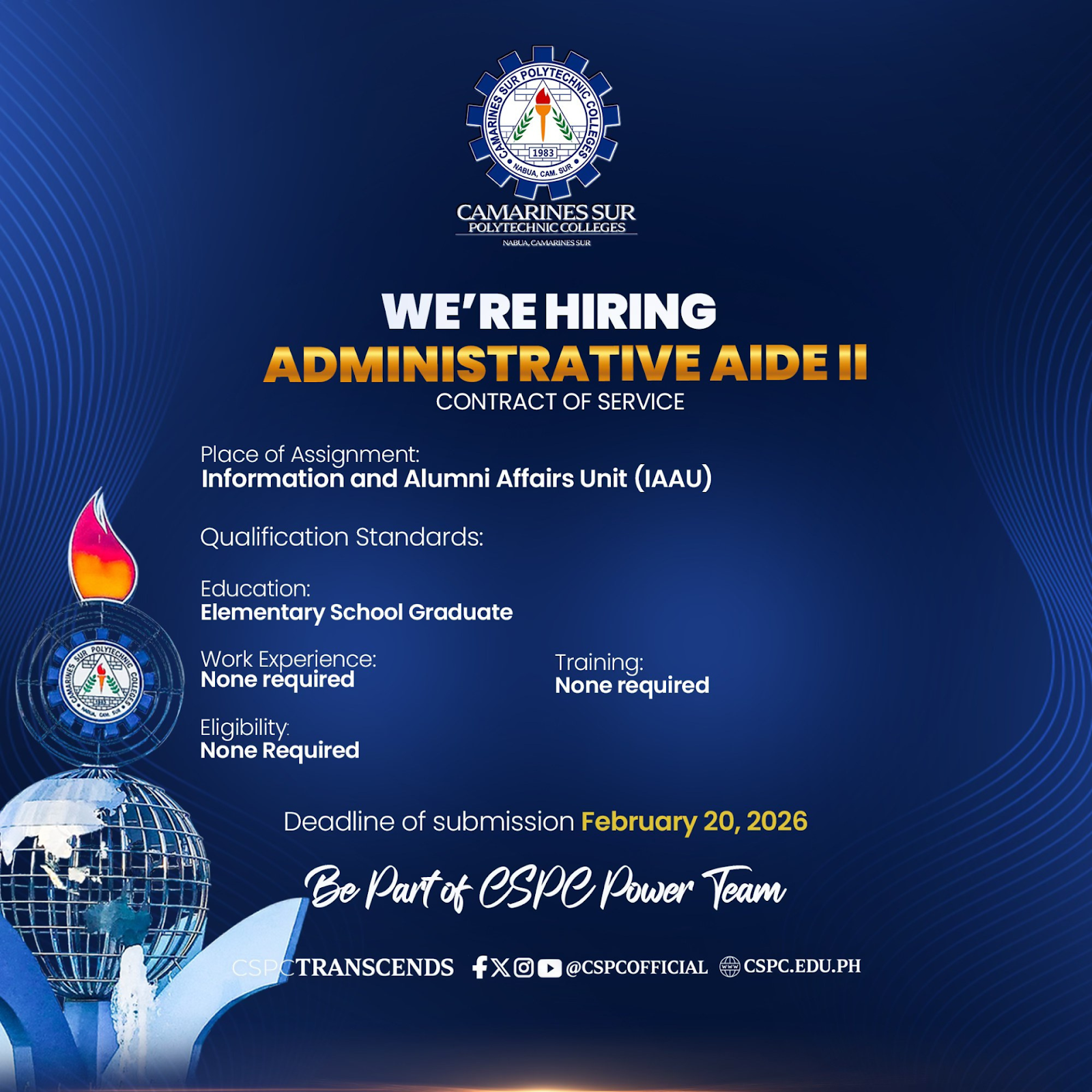 𝗪𝗘’𝗥𝗘 𝗛𝗜𝗥𝗜𝗡𝗚!