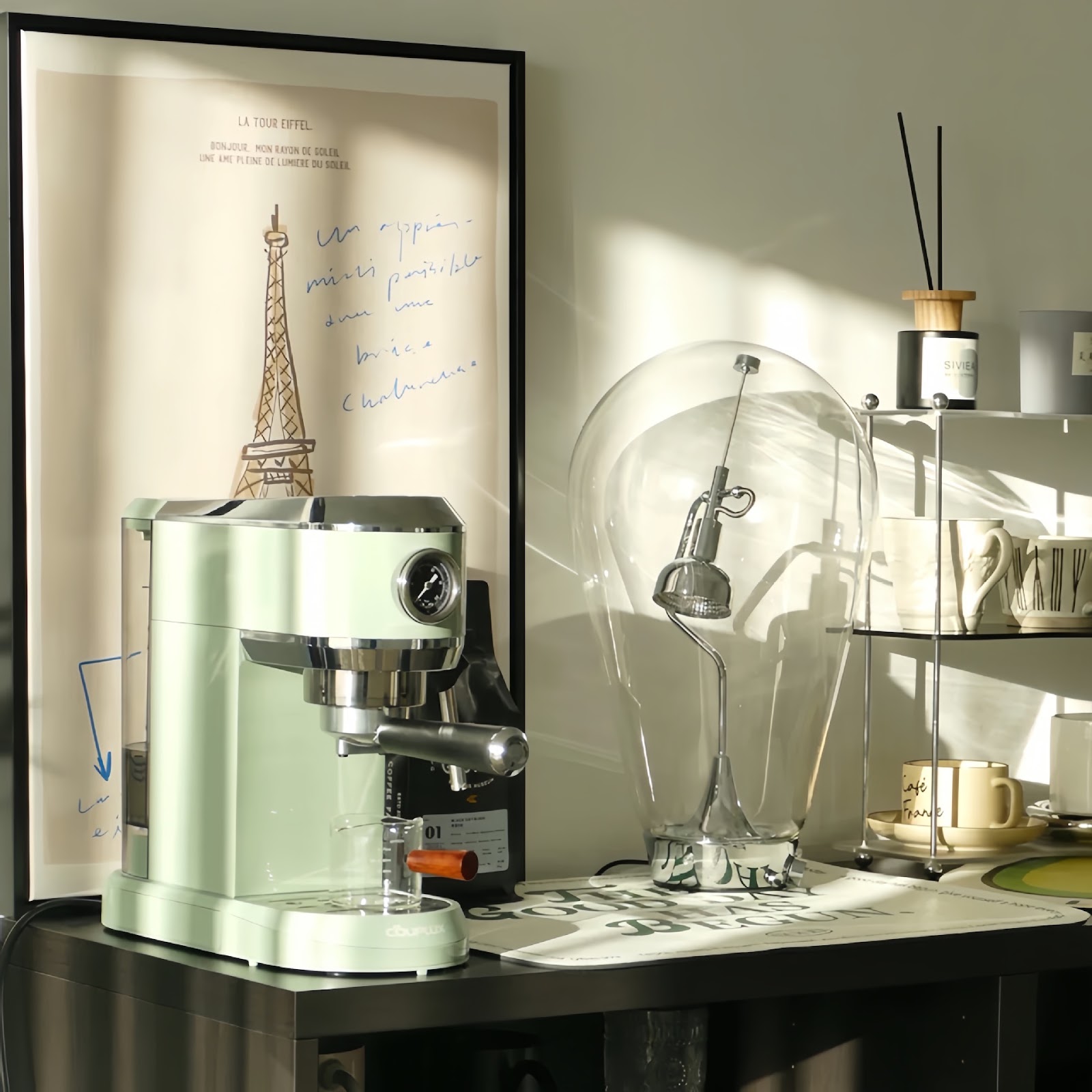 Glass Table Lamp TL-0126 with Touch Switch