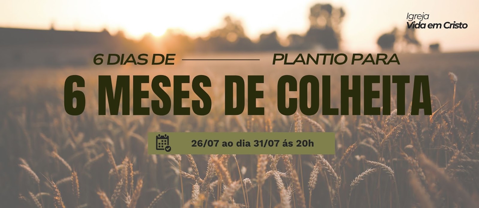 06 dias de Jejum e Oração na Igreja