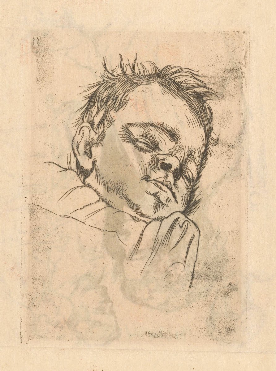 Sleeping child 20th century