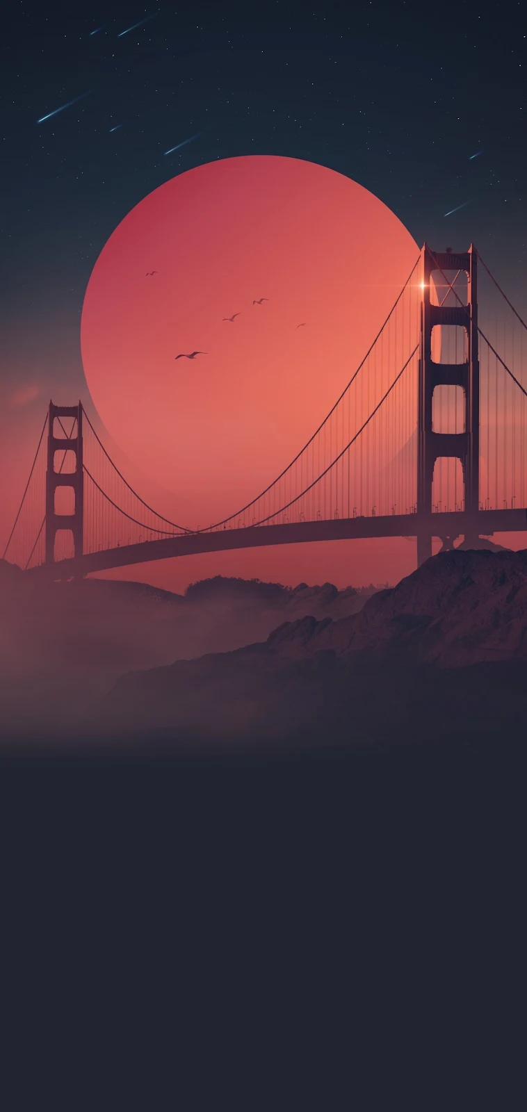 Bridge Minimal 2K iPhone Wallpaper Background [1440x3040] Free Download