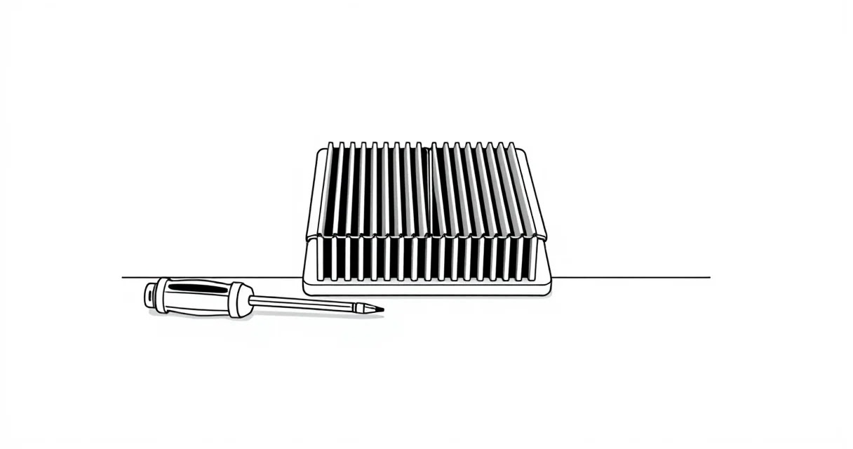 EV6 에어컨 필터 셀프 교체법 냄새 원인과 규격 확인 팁 일러스트
