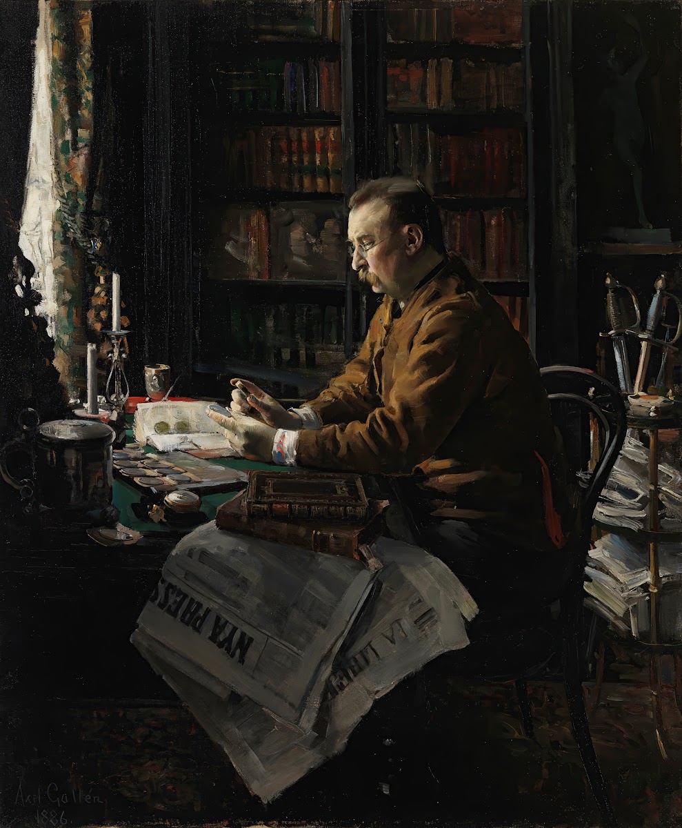 Portrait Of Doctor Herman Frithiof Antell 1886