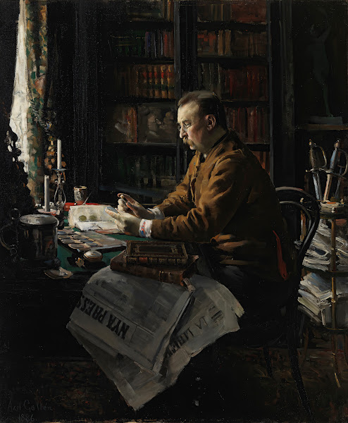 Portrait Of Doctor Herman Frithiof Antell 1886