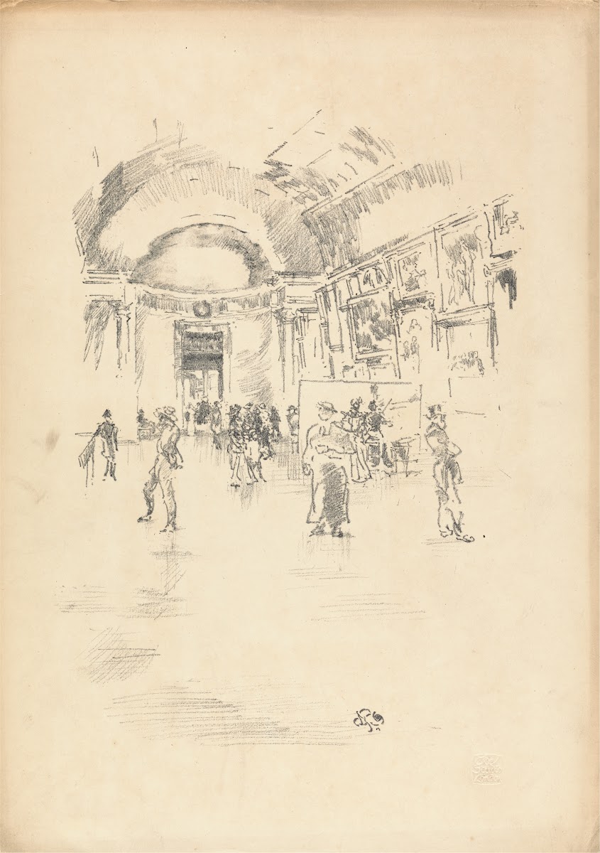 The Long Gallery Louvre 1894