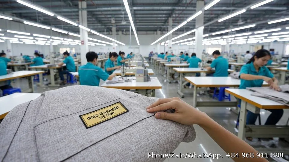 custom apparel manufacturing - Gold Garment Vietnam