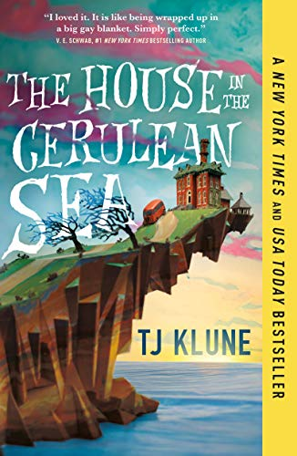 The flat front book cover for The House in the Cerulean Sea by TJ Klune