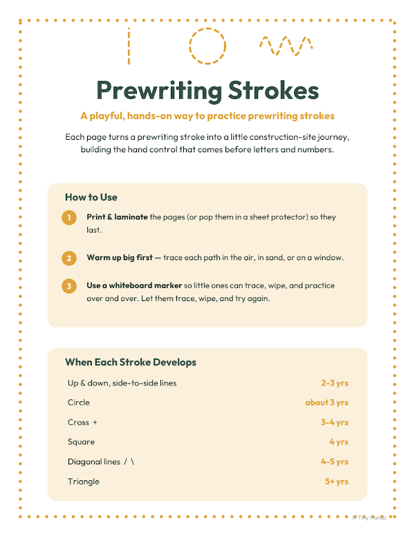 Tiny Hands printable feelings chart and emotions cards preview