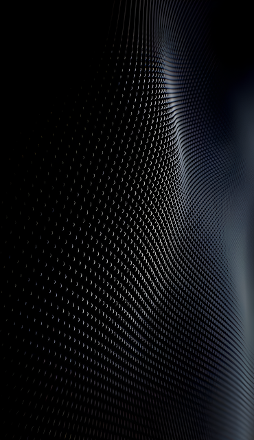 Abstract Dark Woven Mesh 3D Rendered Surface Texture - Free mobile Wallpaper