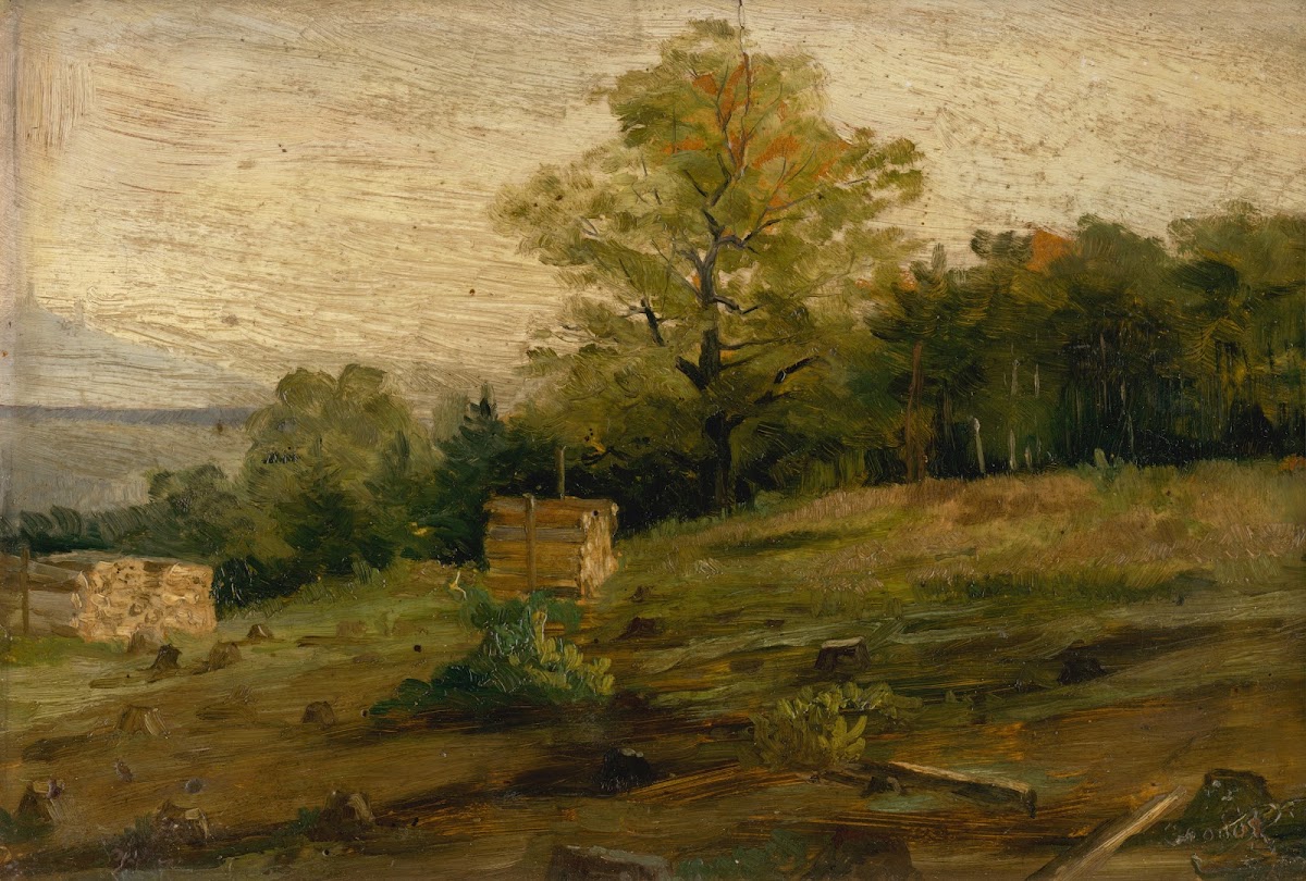 Landscape with Cords of Wood 1896