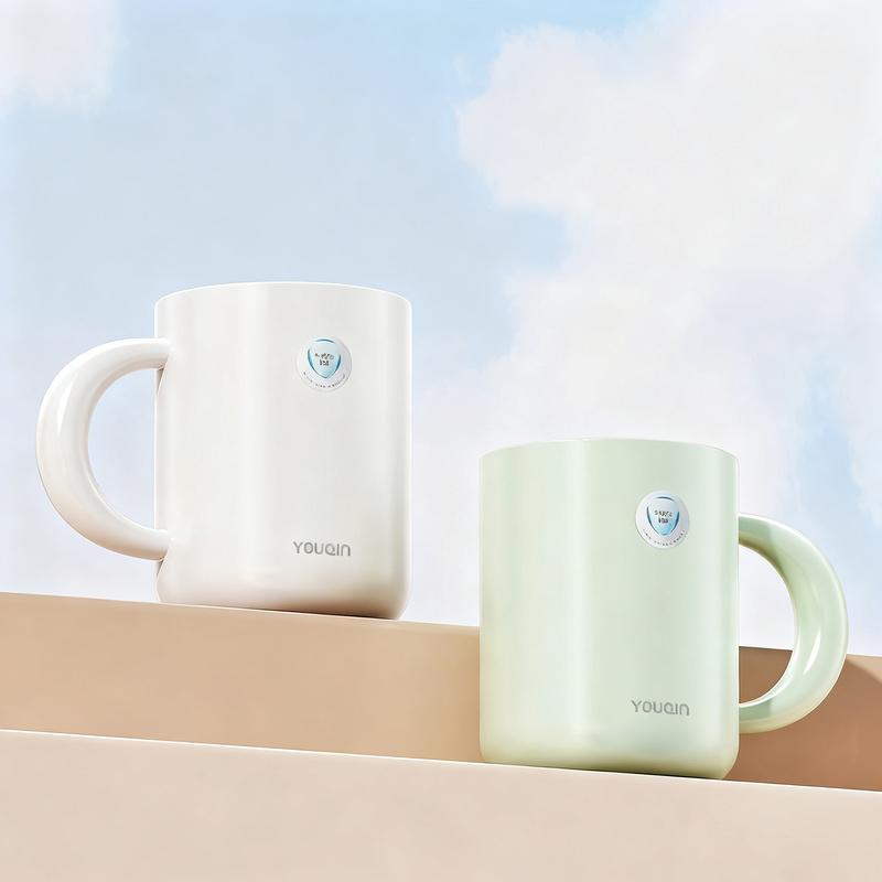 Plastic rinsing cup, antibacterial, modern design