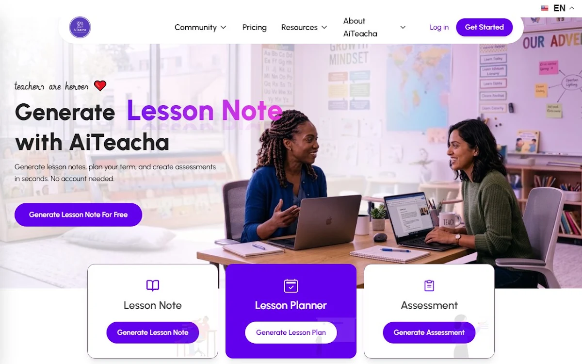 Captura de AI Teacha