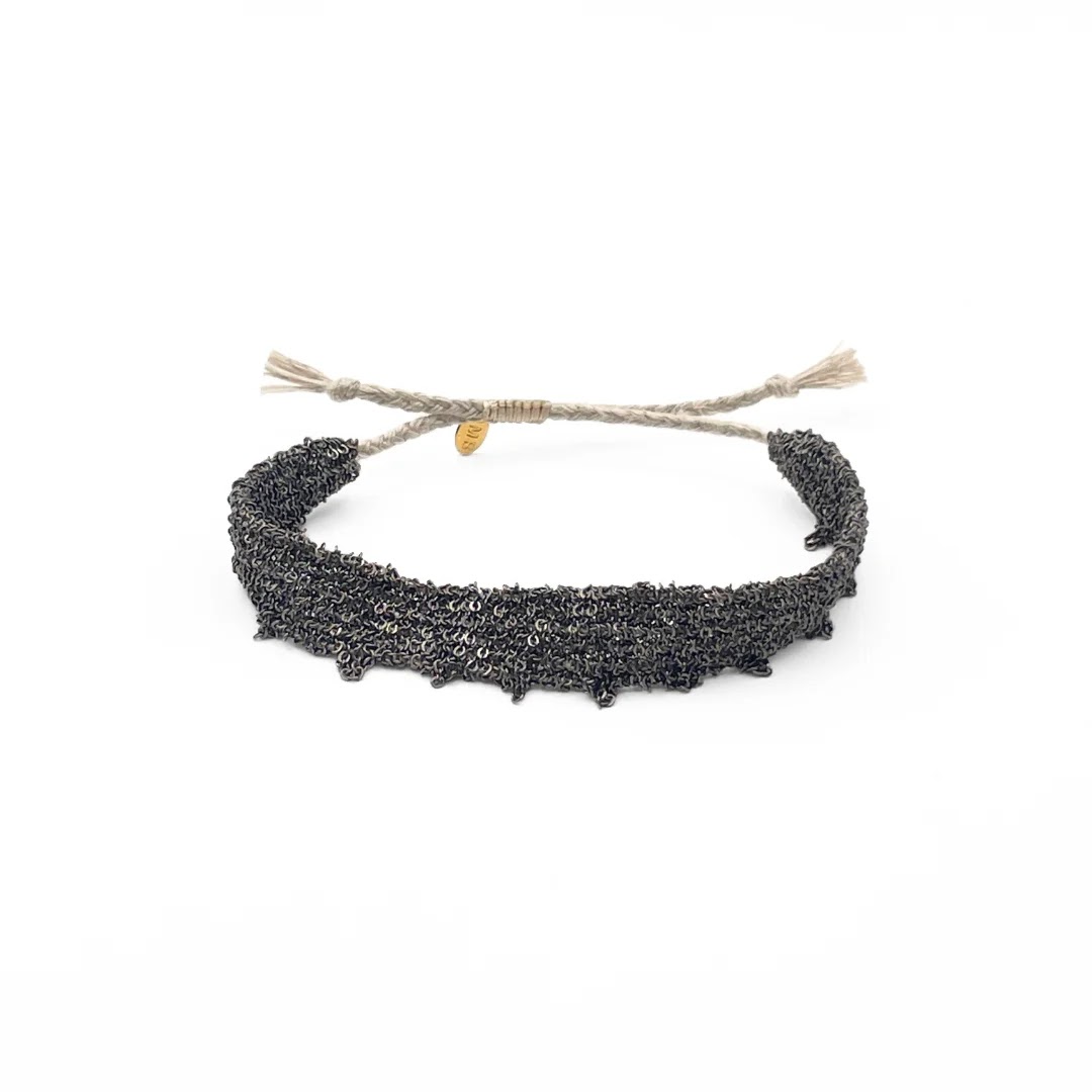 Плетенный браслет TERAS BLACK