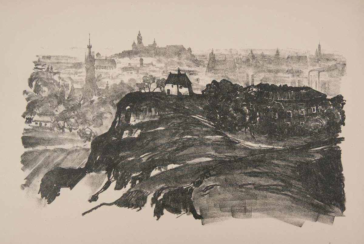 Widok ogólny Krakowa od południa 1925 1926