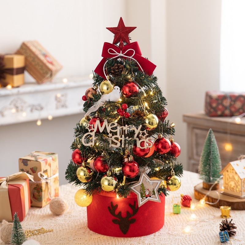 Mini-Weihnachtsbaum mit Beflockung, 45-60 cm