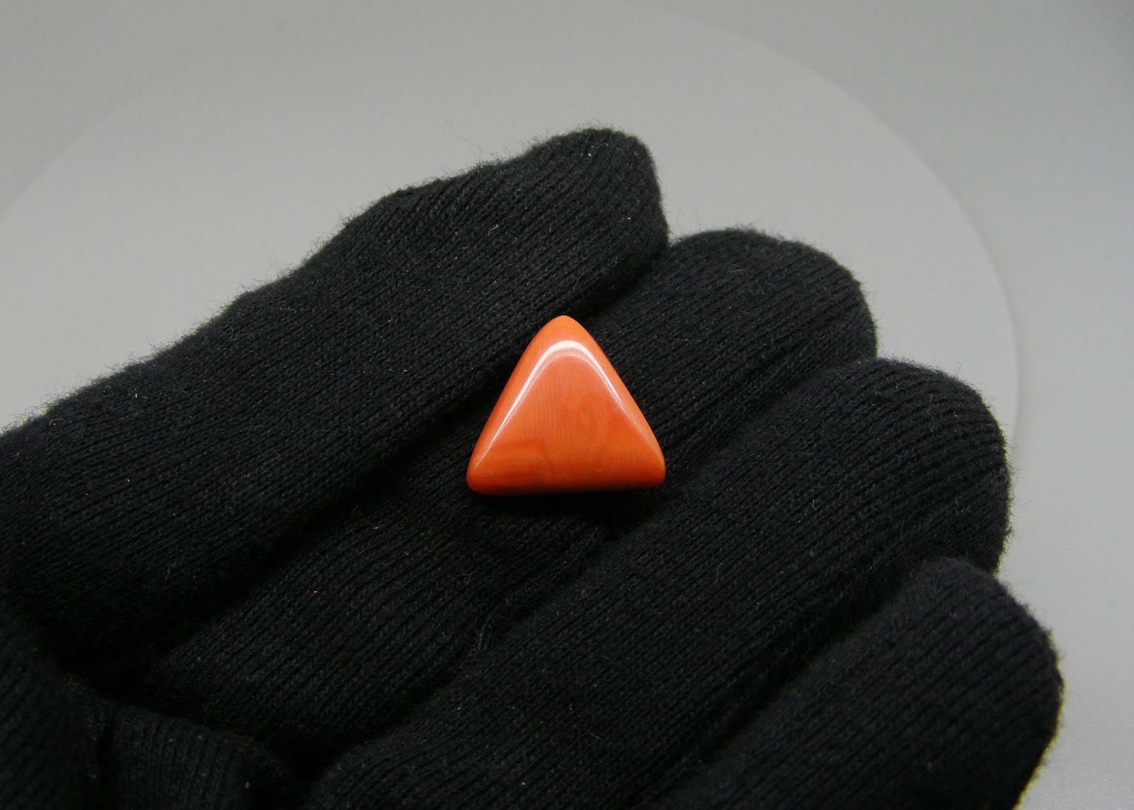 Natural Triangle Red Coral