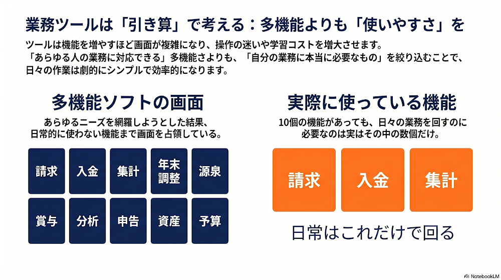 ぜんぶ使うわけじゃない