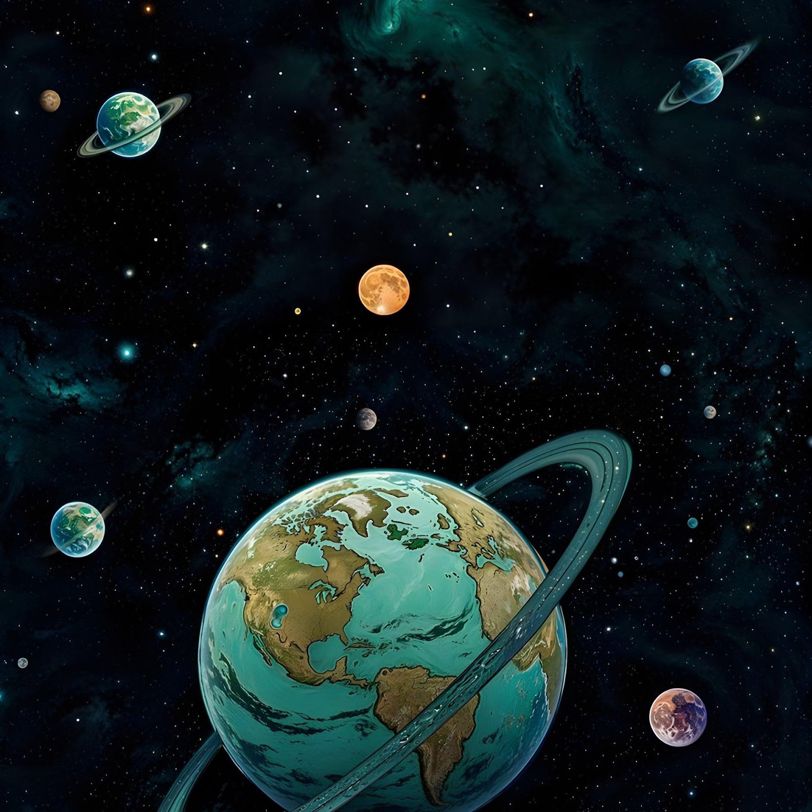 Download Ringed Earth in Deep Space 2K iPhone