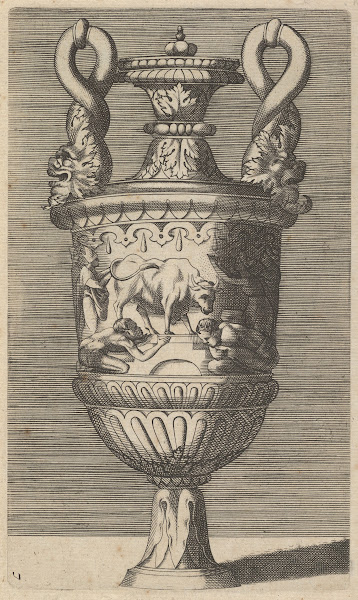 Vase with the Veneration of a Bull 17th century