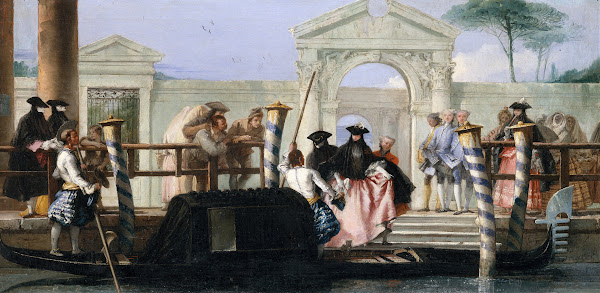 The Departure of the Gondola mid 1760s