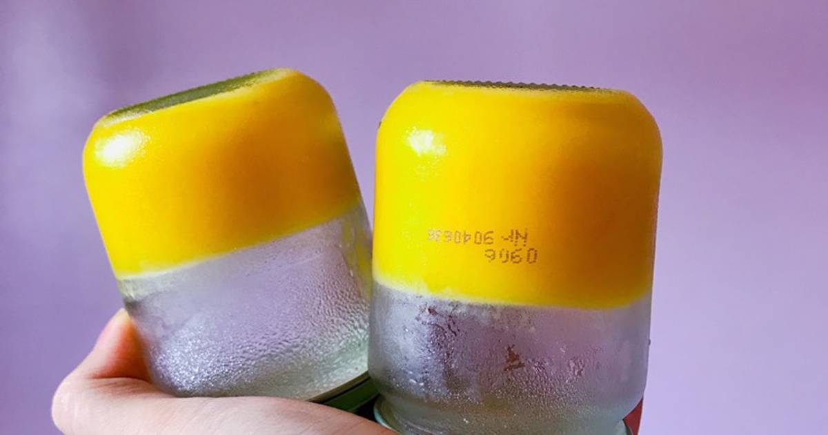 Pudding Xoài cho bé ăn dặm