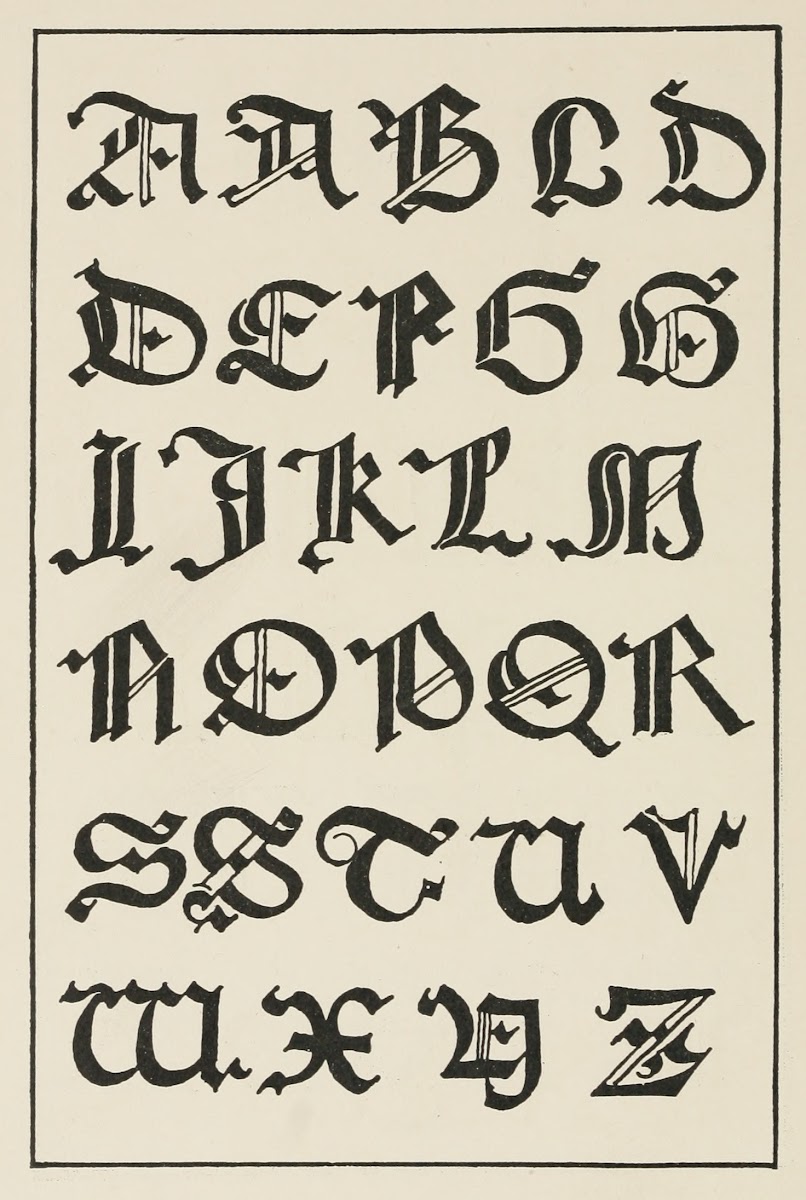 Italian Gothic Capitals 2 1902