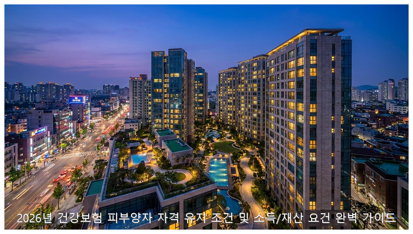 2026년 건강보험 피부양자 자격 유지 조건 및 소득/재산 요건 완벽 가이드 핵심 안내 및 분석 인포그래픽 (8)