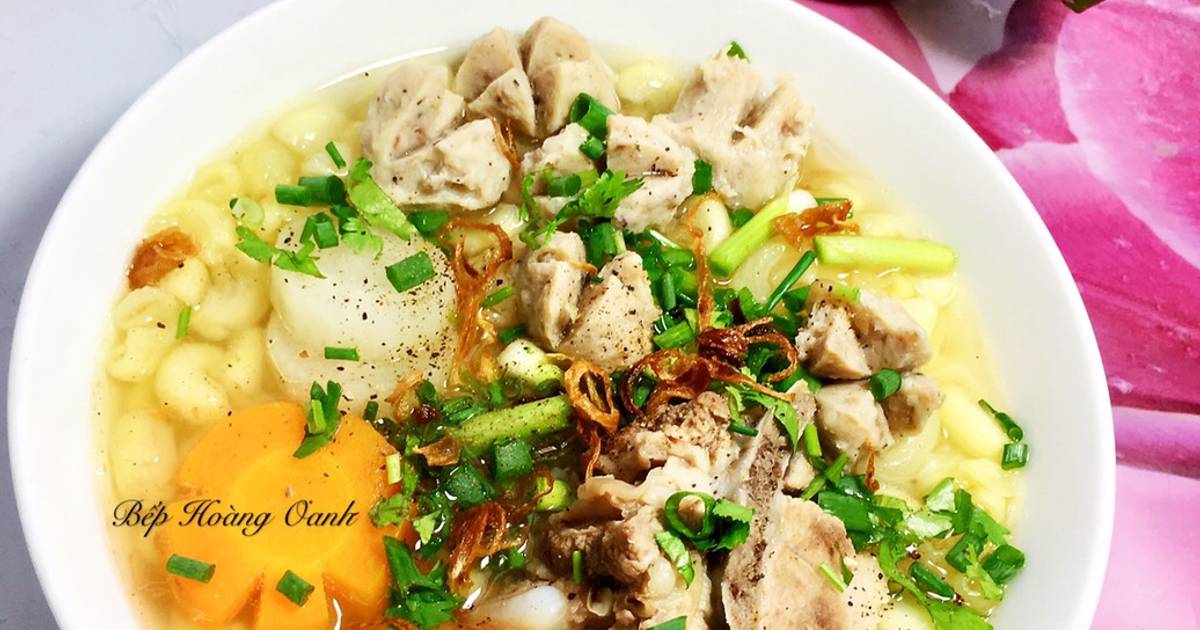 Nui Nấu Sườn + Bò Viên