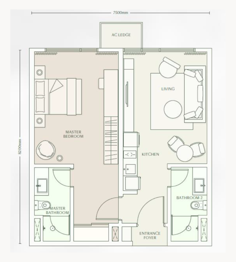 Parkside Residence 戶型圖