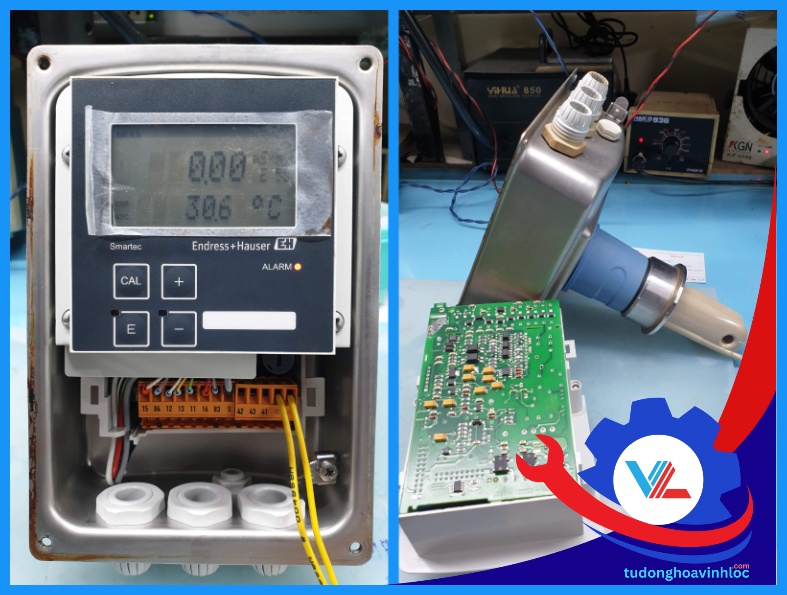 cảm biến báo mức Liquipoint T FTW31 Endress Hauser tại nhà máy bia