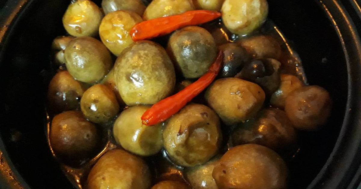 Nấm rơm kho tiêu