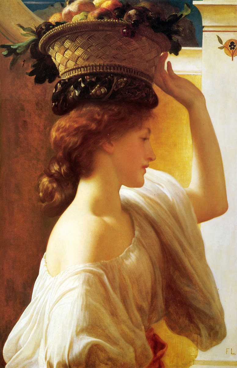 Girl with a basket of fruit Date 1863