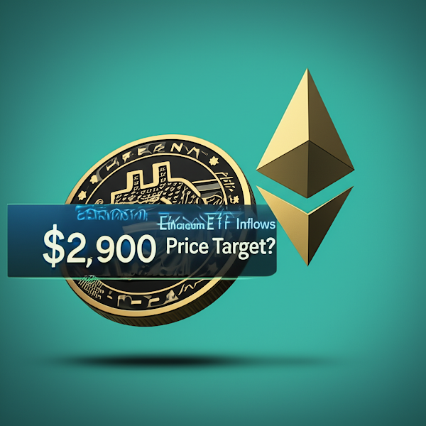 Latest news: Ethereum ETF Inflows Fuel $2,900 Price Target?