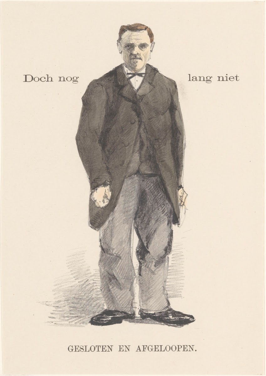 Staande man in overjas 1878   1917