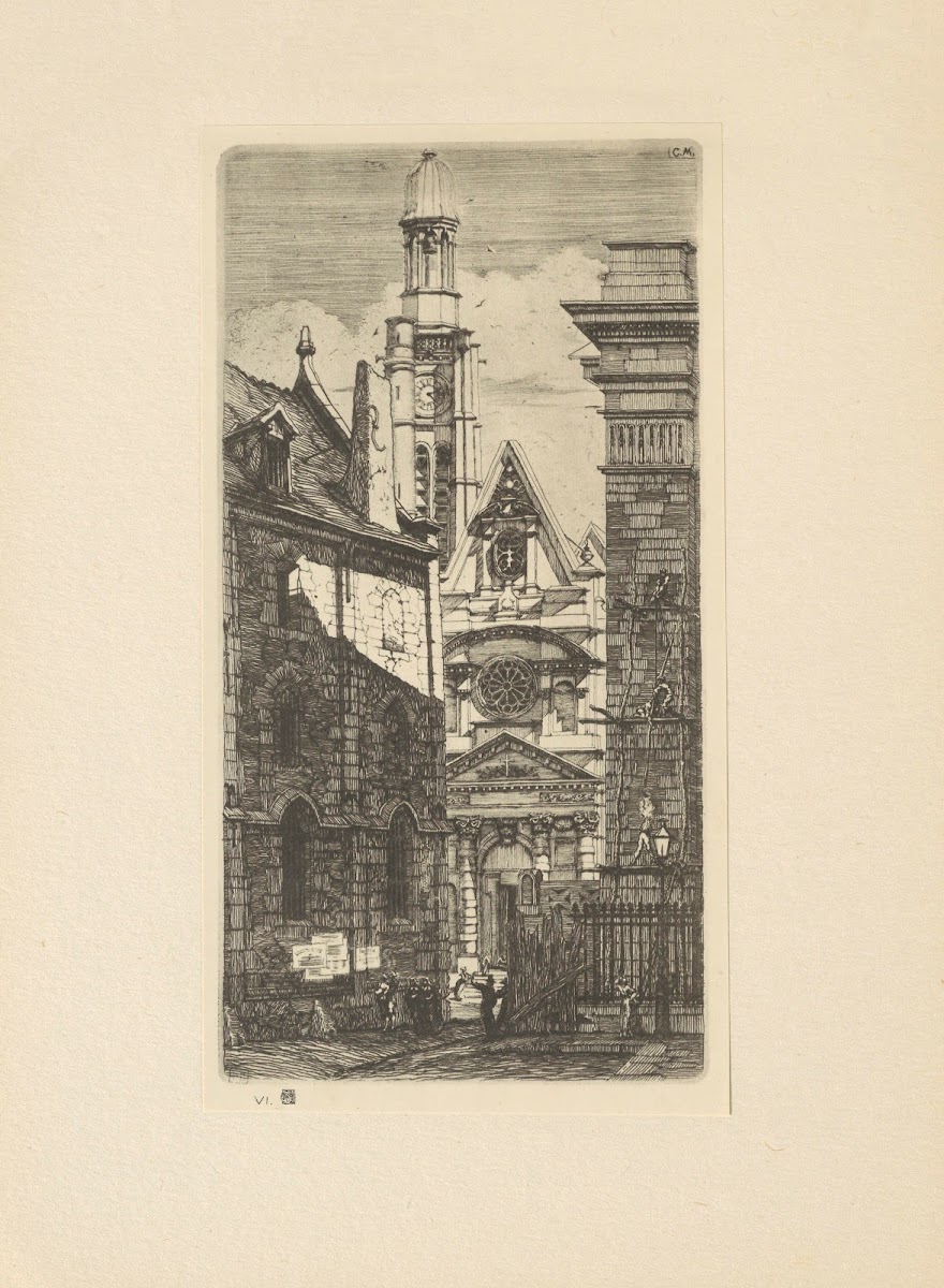 Saint Etienne Du Mont 19th Century