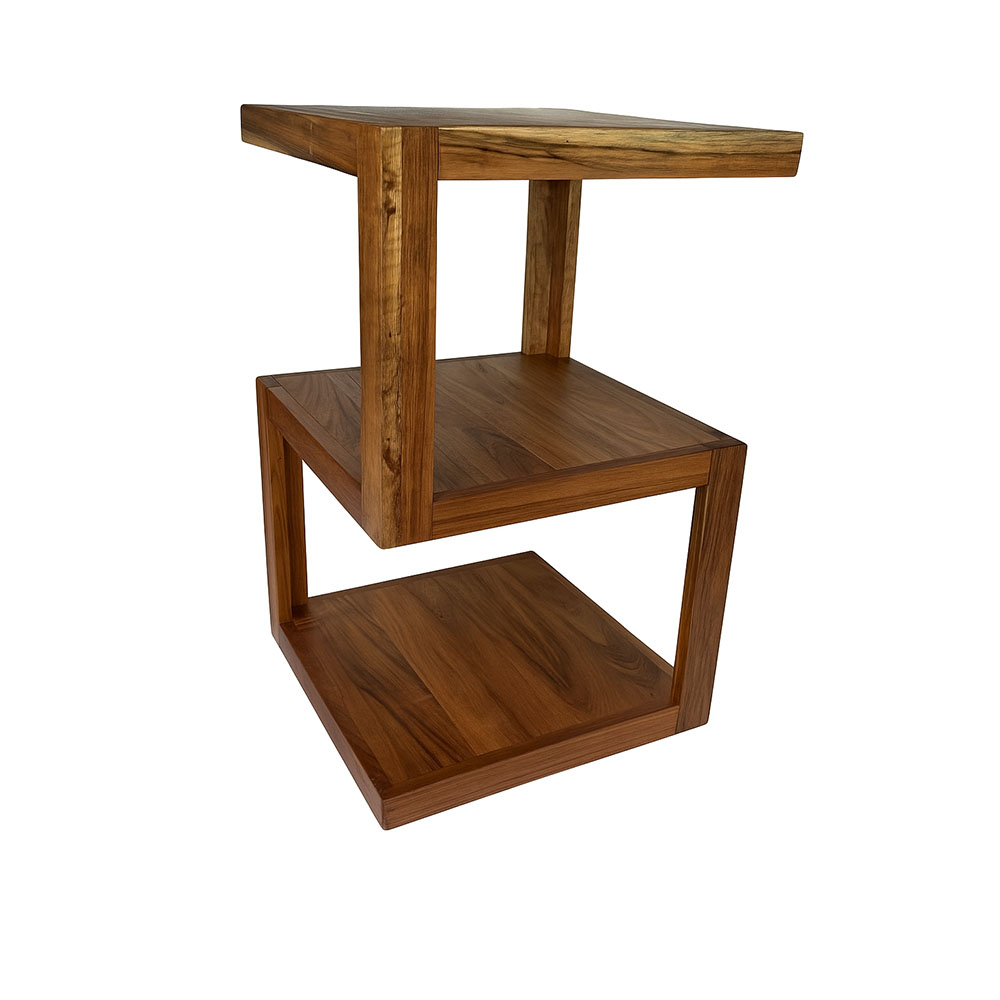 Mesa esquinera de madera de tzalam Rasalo™