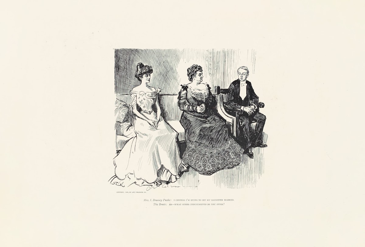 Mrs J Brassy Pushe I confess im dying to get my daughter married 1900