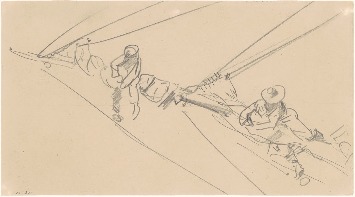 Men on a Spar c 1876