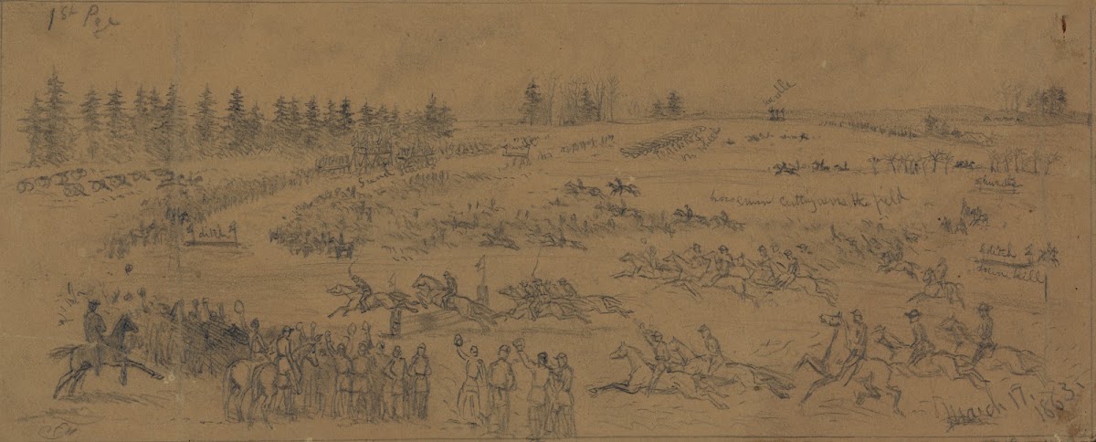 St Patricks Day in the armyThe steeple chase 1863