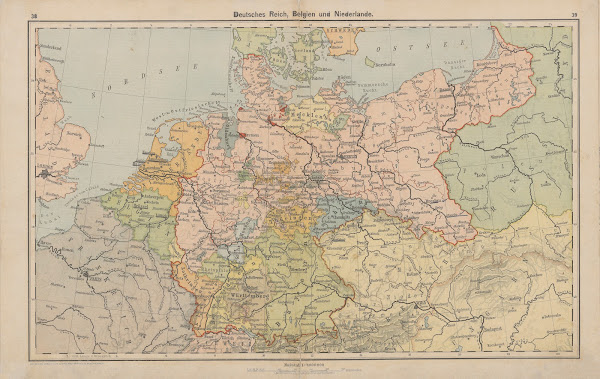 Deutsches Reich Belgien und Niederlande 1898