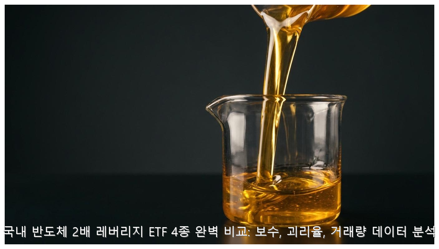 반도체 레버리지 ETF 4종 수익률 보수 비교 핵심 안내 및 분석 인포그래픽 (3)
