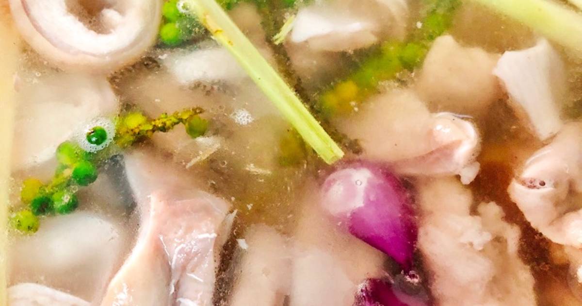 Lẩu Bao Tử Nấu Tiêu Xanh