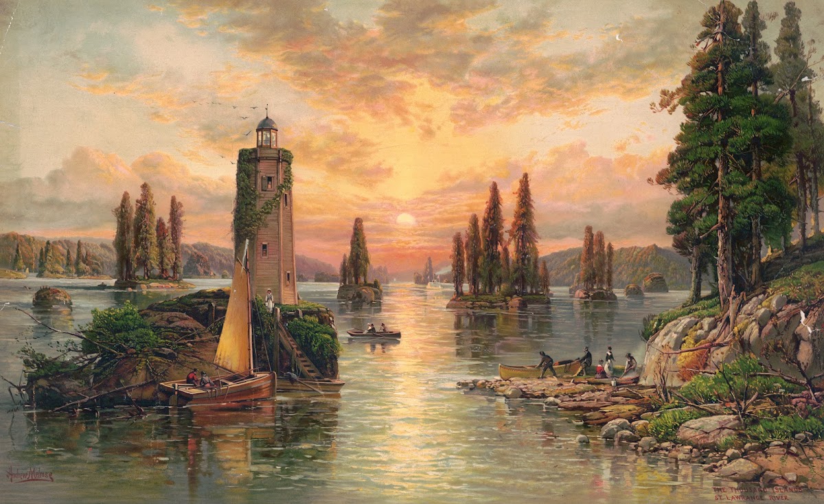 The Thousand Islands St Lawrence River 1887