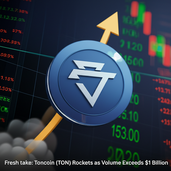 Fresh take: Toncoin (TON) Rockets as Volume Exceeds $1 Billion