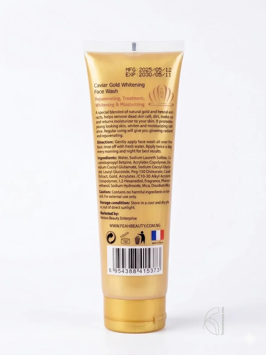 Feah Caviar Gold Whitening Face Wash