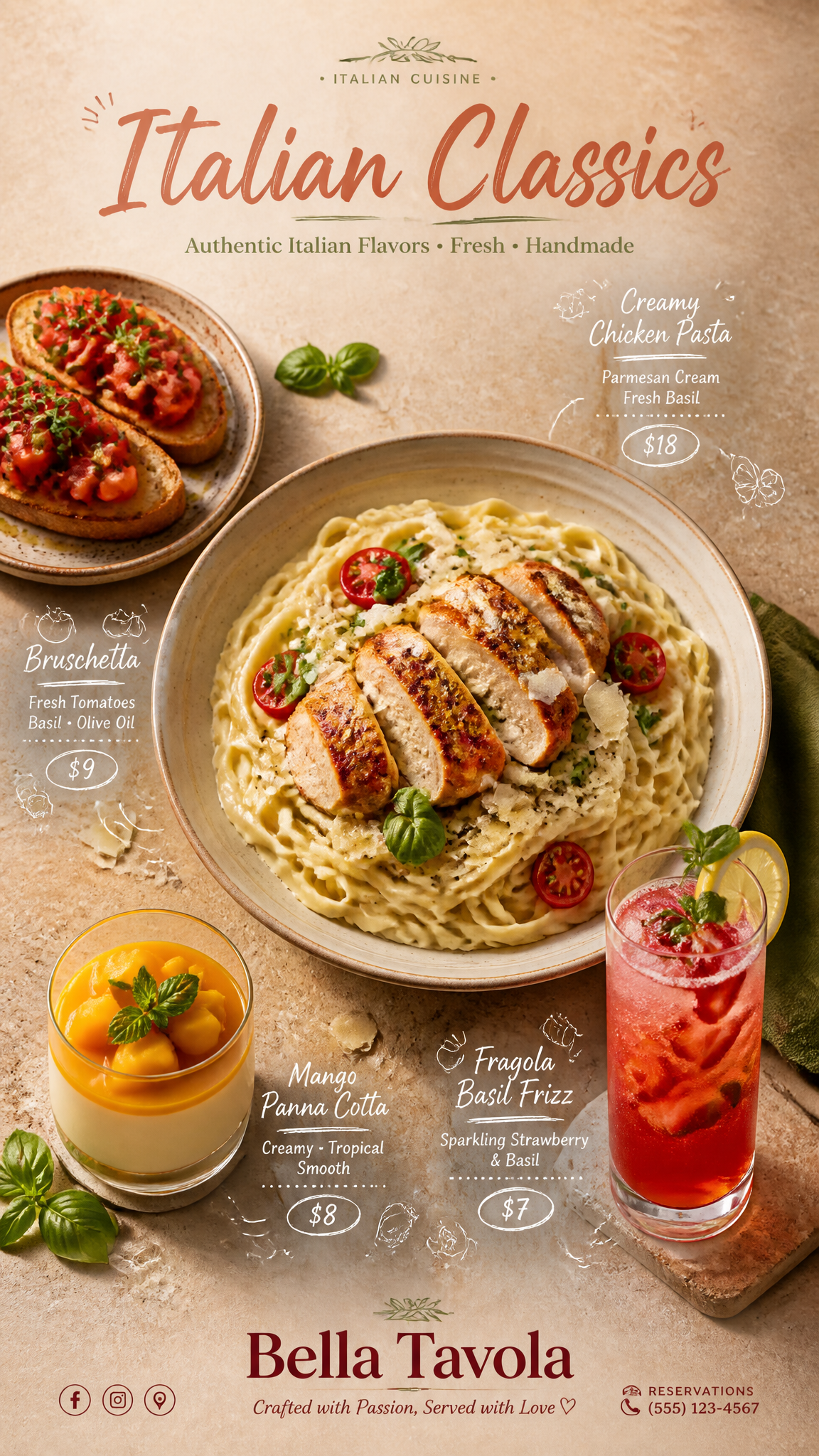 Nombre del tema: Cocina italiana Marca: