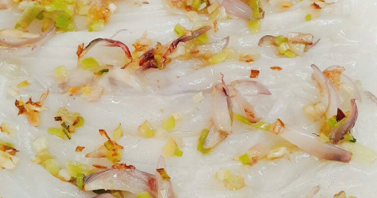 Làm bánh ướt từ bánh tráng