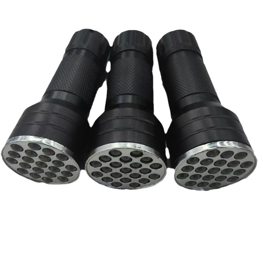 UV flashlight with aluminum housing